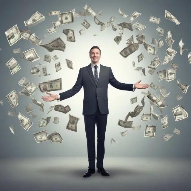 An individual, symbolizing micro-investing, shedding heavy weights - high investment minimums and transaction fees