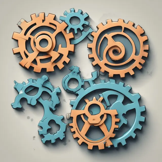 Three gears representing the S&P MidCap 400, Russell 1000 MidCap Index, and Wilshire US Mid-Cap Index working together in a well-diversified investment portfolio