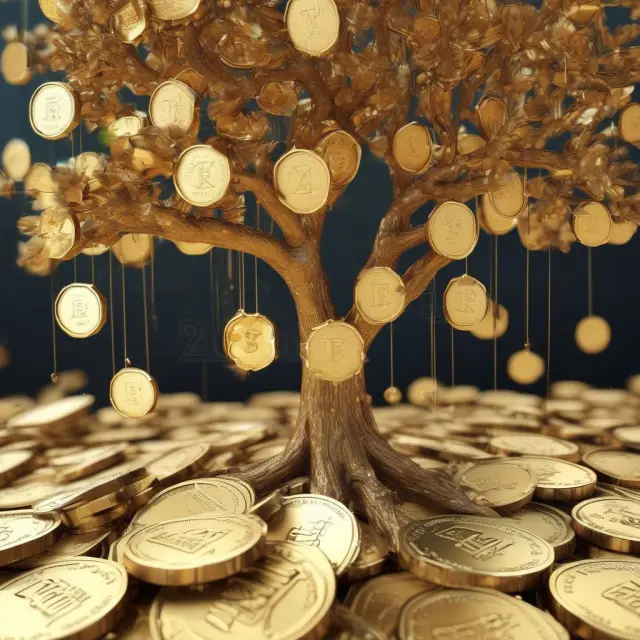 Mid-caps flourishing as golden fruits on a financial tree; balance sheets providing insightful trunk and capital structure analysis as the leaves.