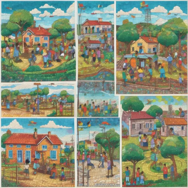 Vibrant depiction of LMICs