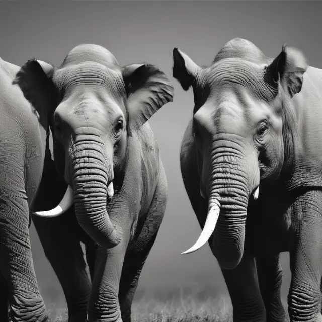 Three elephants representing small businesses, middle market firms, and large corporations, symbolizing their varying sizes, risks, and growth opportunities