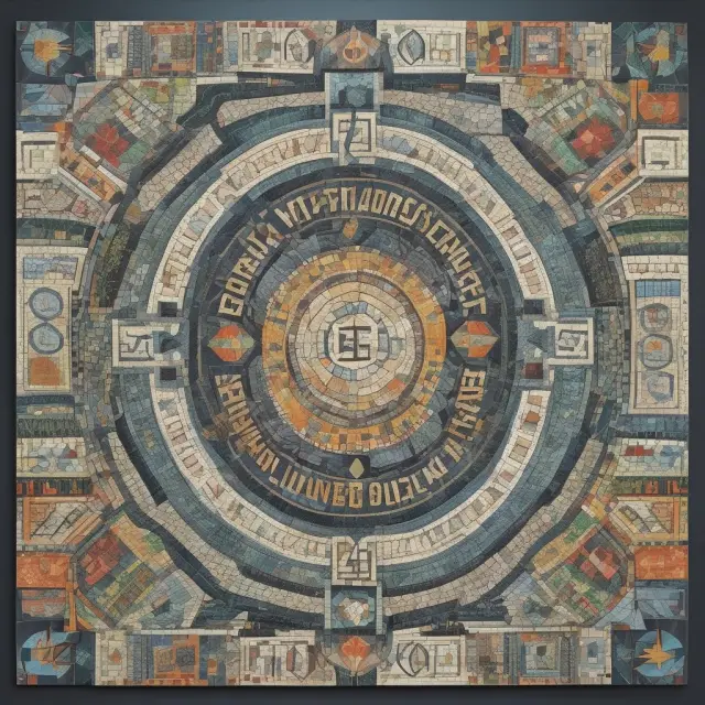 Middle market landscape with a diverse array of industries coming together to form a vibrant, interconnected scene, guided by skilled middle market bankers offering tailored services