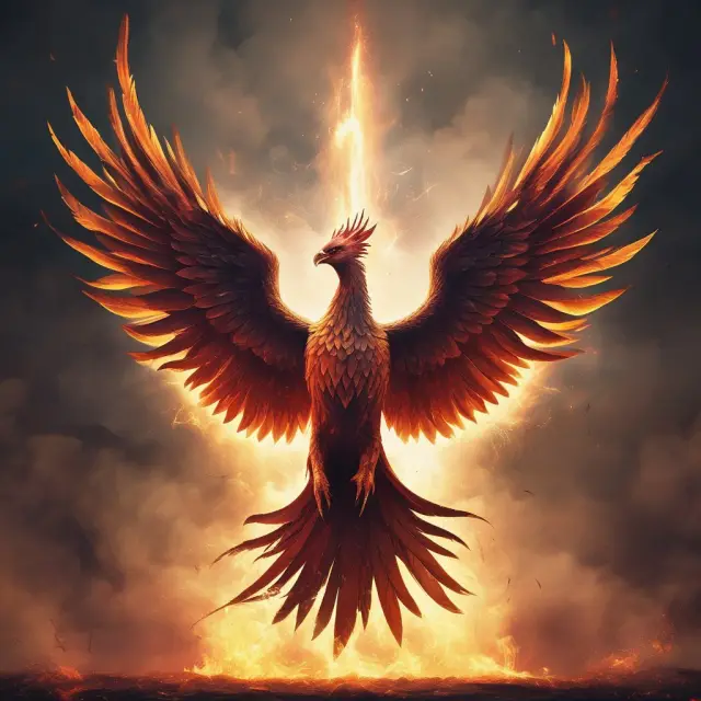 An image of a majestic Phoenix rising from the ashes against a backdrop of the European Union flag, illustrating the transformation and rebirth of financial regulations through MiFID II
