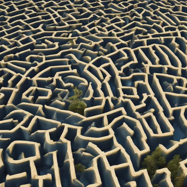 An investor examining a map, surrounded by properties and navigating through a labyrinth of assessment values and mill levy rates.
