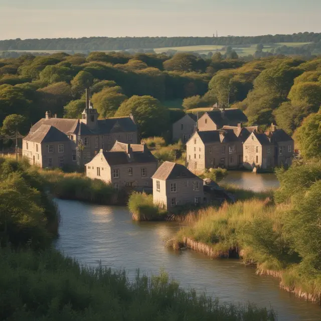 An imagery representation of mill rates shaping the terrain of property values.