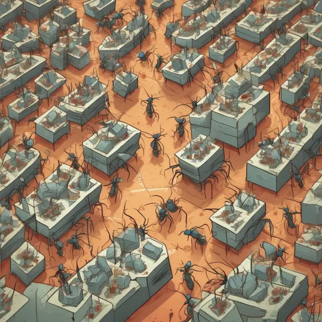 Workers efficiently building gadgets with advanced technology, symbolizing minimum efficient scale in manufacturing