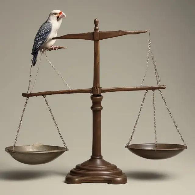 Visualizing truth vs misrepresentation as a balance: Truth (facts) as a weighted scale, Misrepresentation (falsehoods) as lightweight feathers.