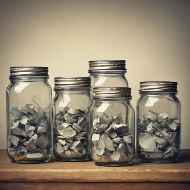 Three glass jars represent innocent, negligent, and fraudulent misrepresentations. Innocent: half-full, Negligent: tipped, Fraudulent: shattered.