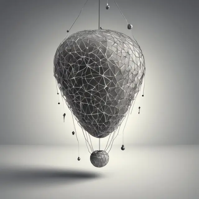 A pendulum illustrating the R-squared value