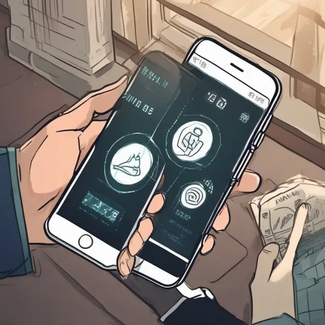 Mobile banking and traditional banking side by side, symbolizing their differences and the digital revolution in finance