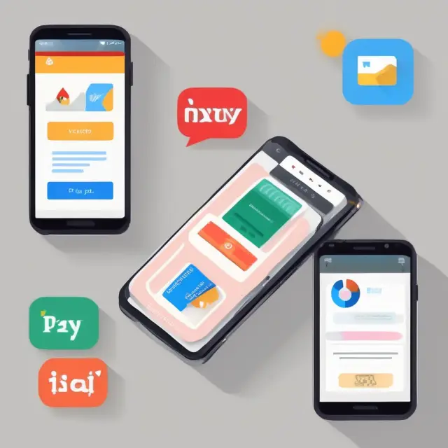 Three digital wallet logos (Apple Pay, Google Pay, and Samsung Wallet) represented as digital shields protecting financial information