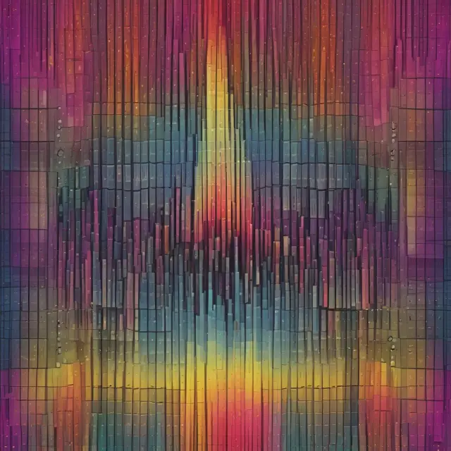 A colorful image showing various frequency distributions with distinct peaks, symbolizing the presence of multiple modes in statistical analysis