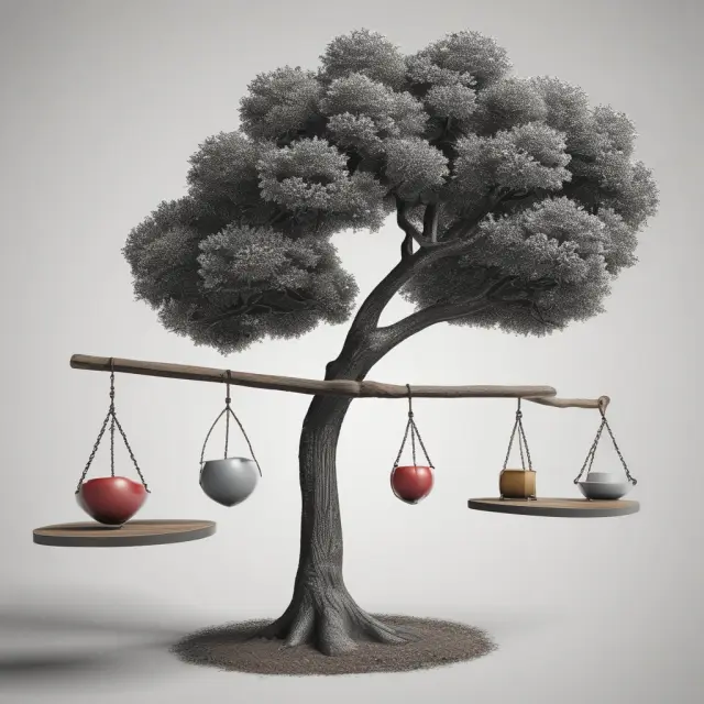 Seesaw comparing Modern Portfolio Theory (MPT) and Post-Modern Portfolio Theory (PMPT), emphasizing their strengths and differences in portfolio management.