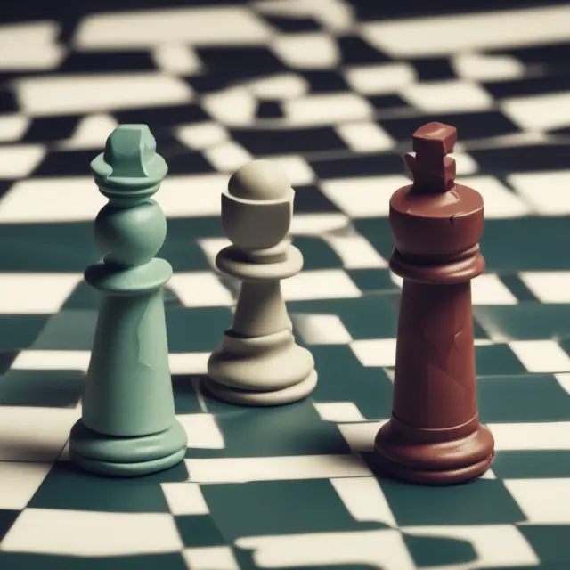Two opposing chess pieces representing cash and accrual accounting face off, symbolizing the difficulties in implementing a modified cash basis for external reporting.