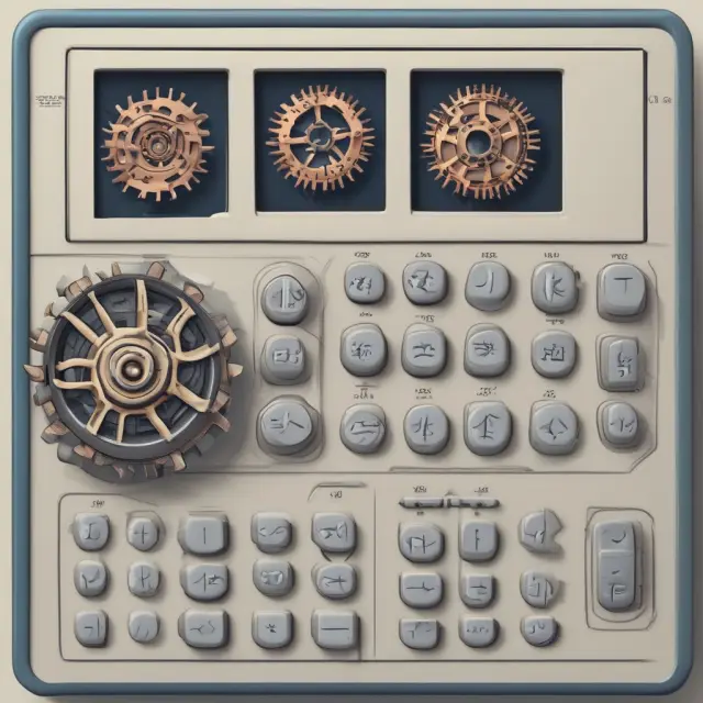 A vintage calculator with interconnected gears illustrating a successful implementation of the Modified Dietz Method, generating a return of 15.7%