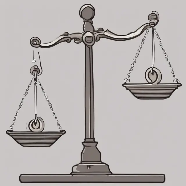 Balancing scale with short and long duration bonds representing risk vs. reward in bond selection and management