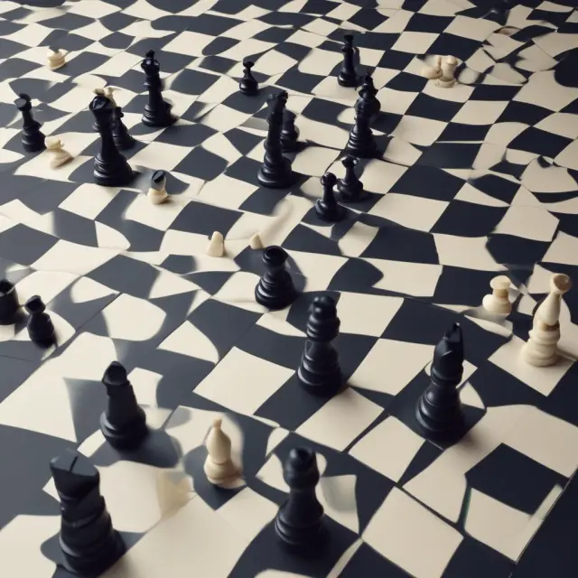 A business chessboard populated by customers with distinct modus operandi, representing various segments and marketing opportunities