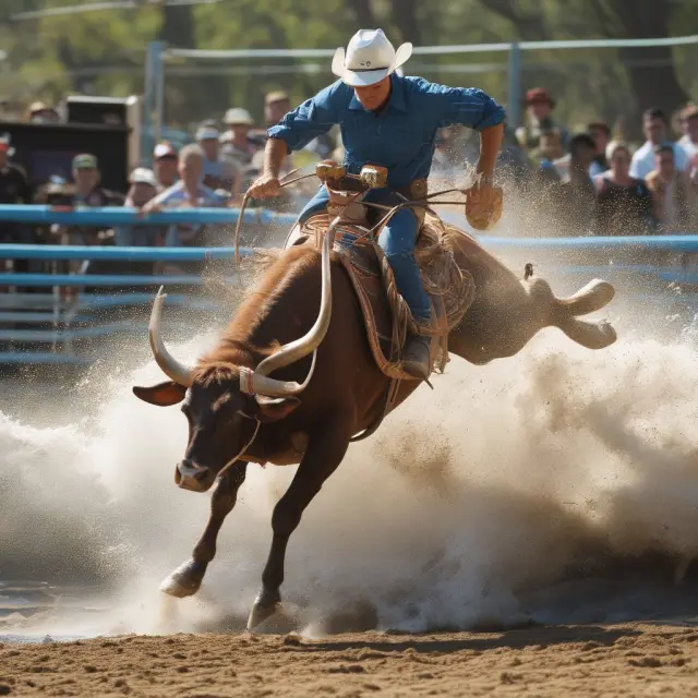 A bull figure gracefully riding a wave representing market momentum, with multiple moving averages (MAs) and technical indicators in the background