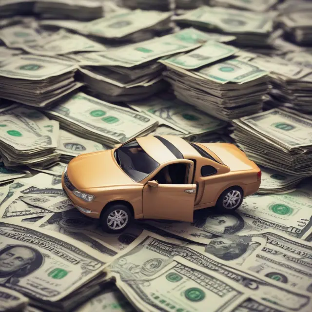 Visualizing the contrast between interest rates for car loans and money factors in leasing, highlighting their impacts on financing costs