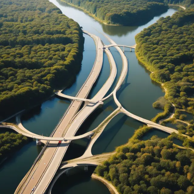 Two intertwined rivers represent short-term money market yields and long-term Treasury yields, highlighting their differences
