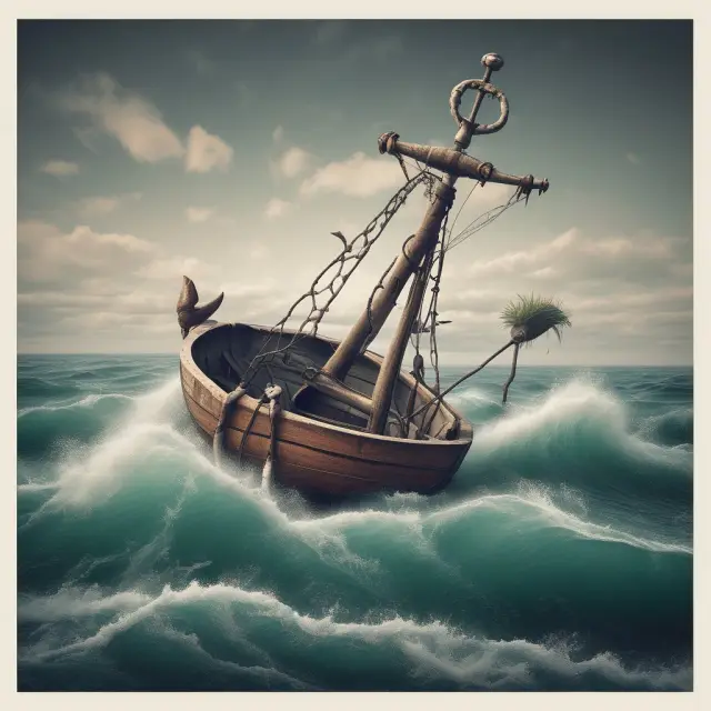 Anchored boat illustrating the stability and liquidity benefits of money market funds for investors