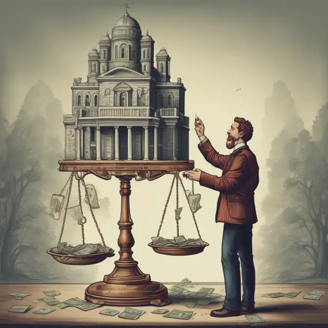 Financial Time Traveler balancing MWRR, with cash inflows and outflows as scales weights