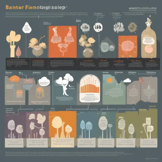 A timeline illustrating the historical progression from bartering to the emergence of fungible money as an efficient medium of exchange