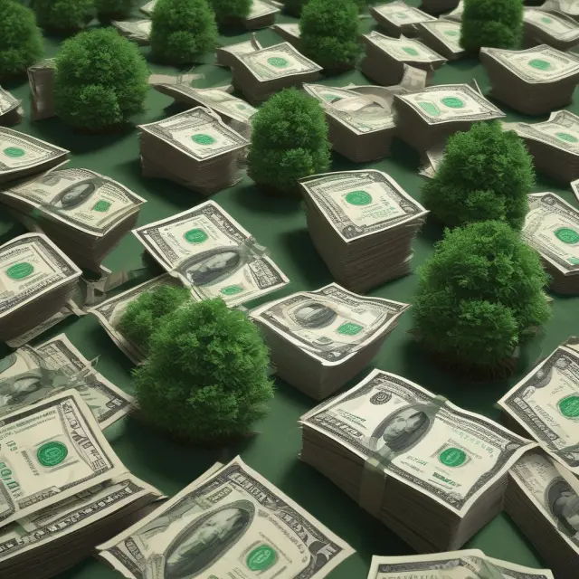Institutional investors exploring various money market instruments in a lush, diverse garden, optimizing returns through strategic considerations.