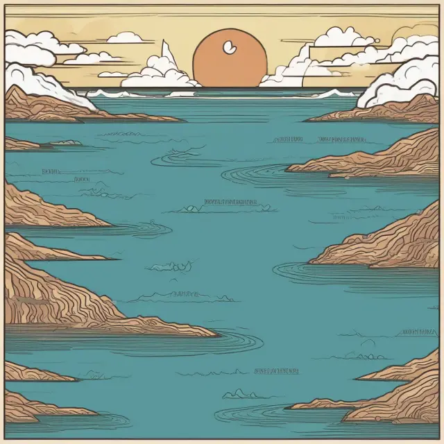 Visualization of M0 (calm waters), M1 (ripples), M2 (waves), and abandoned M3 (tides) in the money supply seas