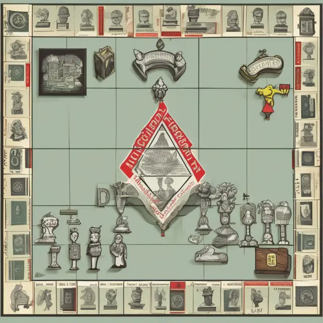 Two knights, one representing a monopolist (supply) and the other a monopsonist (demand), duel on a chessboard to depict their market power differences