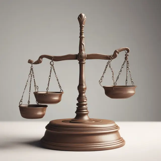 An image of a balanced scale with a single buyer