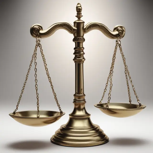 A balanced scale representing Monte Carlo simulation, with benefits and challenges depicted as weights on either side.