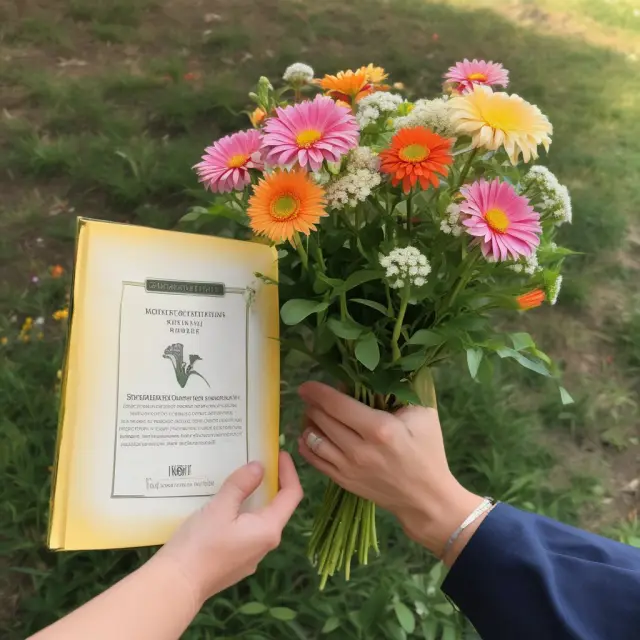 An image of two hands holding a sustainability ratings book and a bouquet of SRI funds, both growing in an ESG-valued garden.