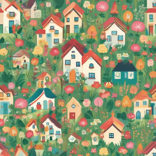 Three mortgage seeds (fixed, adjustable, other) blooming in a metaphorical garden, illustrating diverse borrower needs