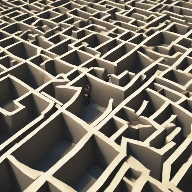 An image of watchful regulators overseeing a complex maze, ensuring mortgage origination practices adhere to regulations and best practices.