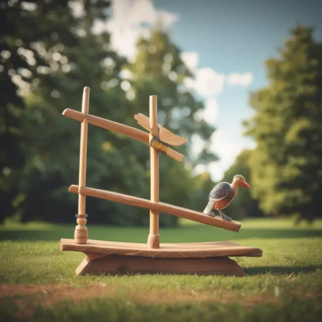 A visual representation of fixed-rate and adjustable-rate mortgages, with a seesaw symbolizing stability (fixed) vs. adaptability (adjustable)