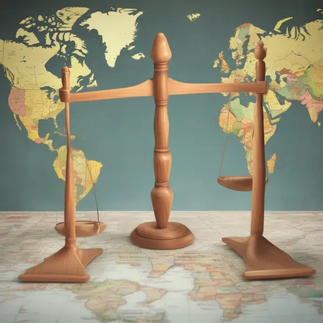 Seesaw balancing a world map and an hourglass: symbolizing the MFN clause