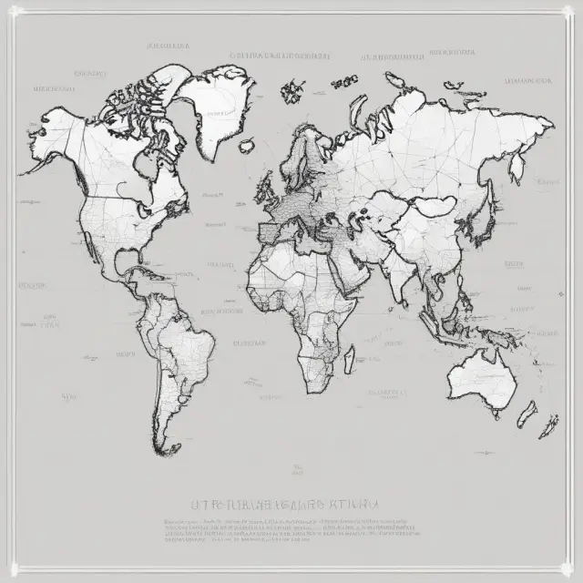 Map depicting equalized global trade connections, symbolizing the universality principle of most-favored-nation clauses
