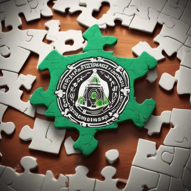 A puzzle being solved with each piece representing an identity document, leading to the M-Pesa logo for secure verification