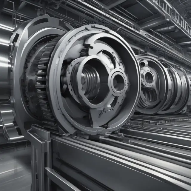 An image of gears in motion, representing MRP