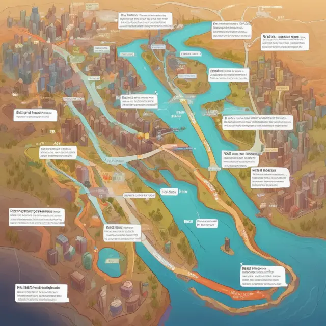 Visualizing the historical growth and expansion of MSAs, from initial cities to intricately connected urban areas