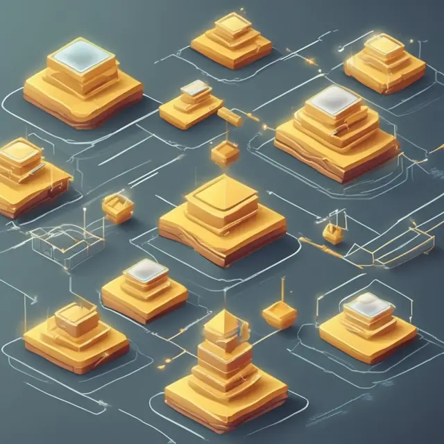 Golden scale compares General Obligation (GO) bonds with solid foundations and taxpayer trust to Revenue bonds, forming a dynamic project-specific web.