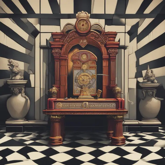 MSRB as a watchful dog, SEC Rule 15c2-12 shield in hand, standing on a transparent chessboard representing municipal securities disclosures