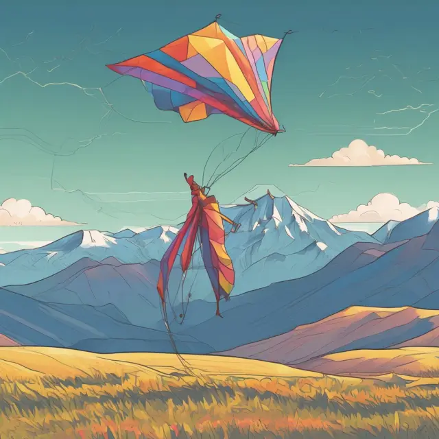 Flexible kite flying against a background of varying interest rates, symbolizing Medium Term Notes