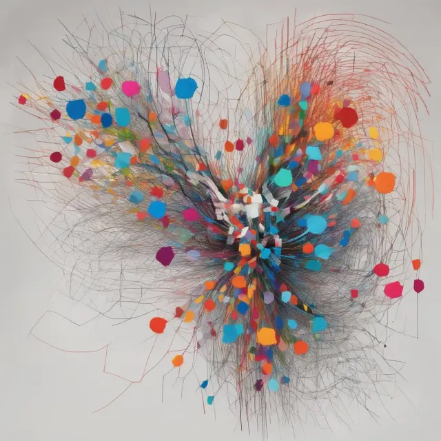 A maze of intertwined indicators untangled through diversity, illustrating multicollinearity and independent insights in investment analysis