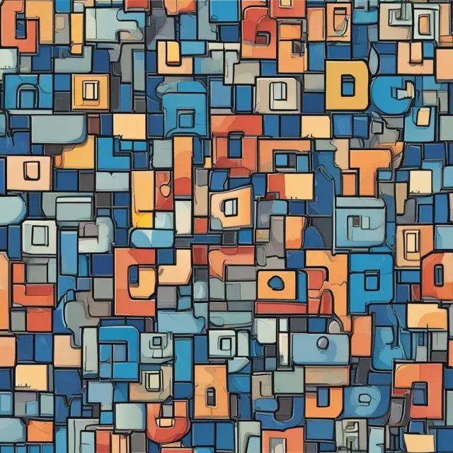 Security tiles represent various assets arranged in a mosaic, with economic factors like employment, inflation, and interest rates flowing through them to inform the investment model