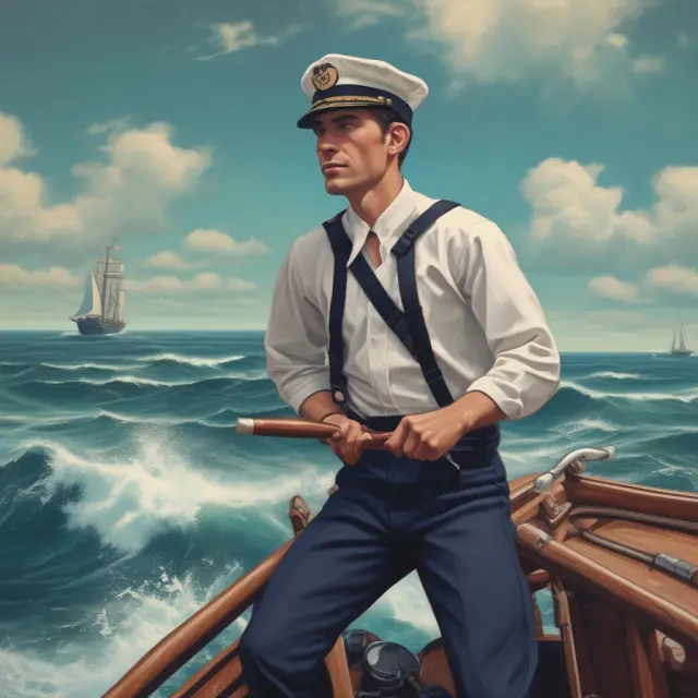 Beta, represented as a sailor, navigating market returns