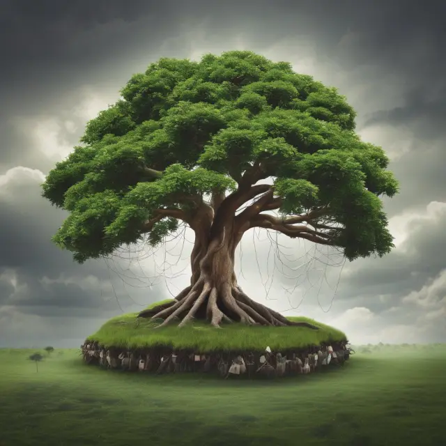 MIGA (a protective tree) shielding foreign direct investment in developing countries from political and economic risks