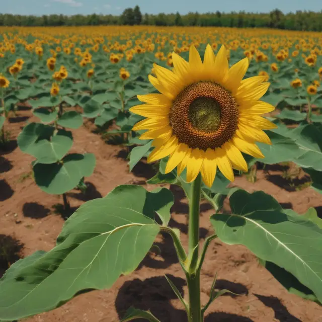 An image of a vibrant sunflower field symbolizing MIGA