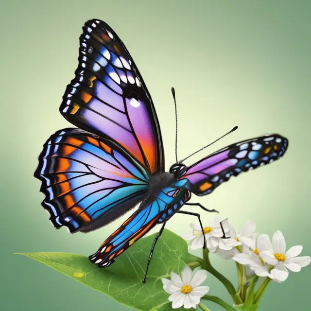 Metaphorical image of MIGA as a transforming butterfly, symbolizing growth and expansion into sustainable development and renewable energy